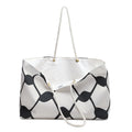 Keffiyeh tote bag handles down — 24x13 — The YUMA Project Palestinian clothing